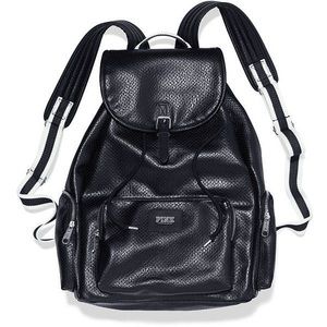 Victoria’s Secret Mesh Faux Leather Backpack